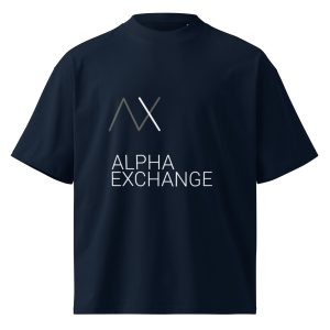 Unisex organic oversized high neck t-shirt